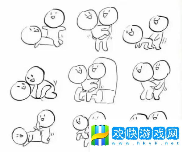 真人示范二十八動作小人簡筆畫-網(wǎng)友：真是太有趣了！